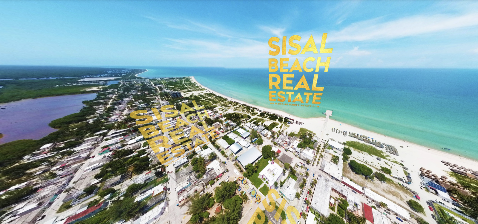 Tour Sisal 360° - Km 0.0  Centro : entrada y avenida principal