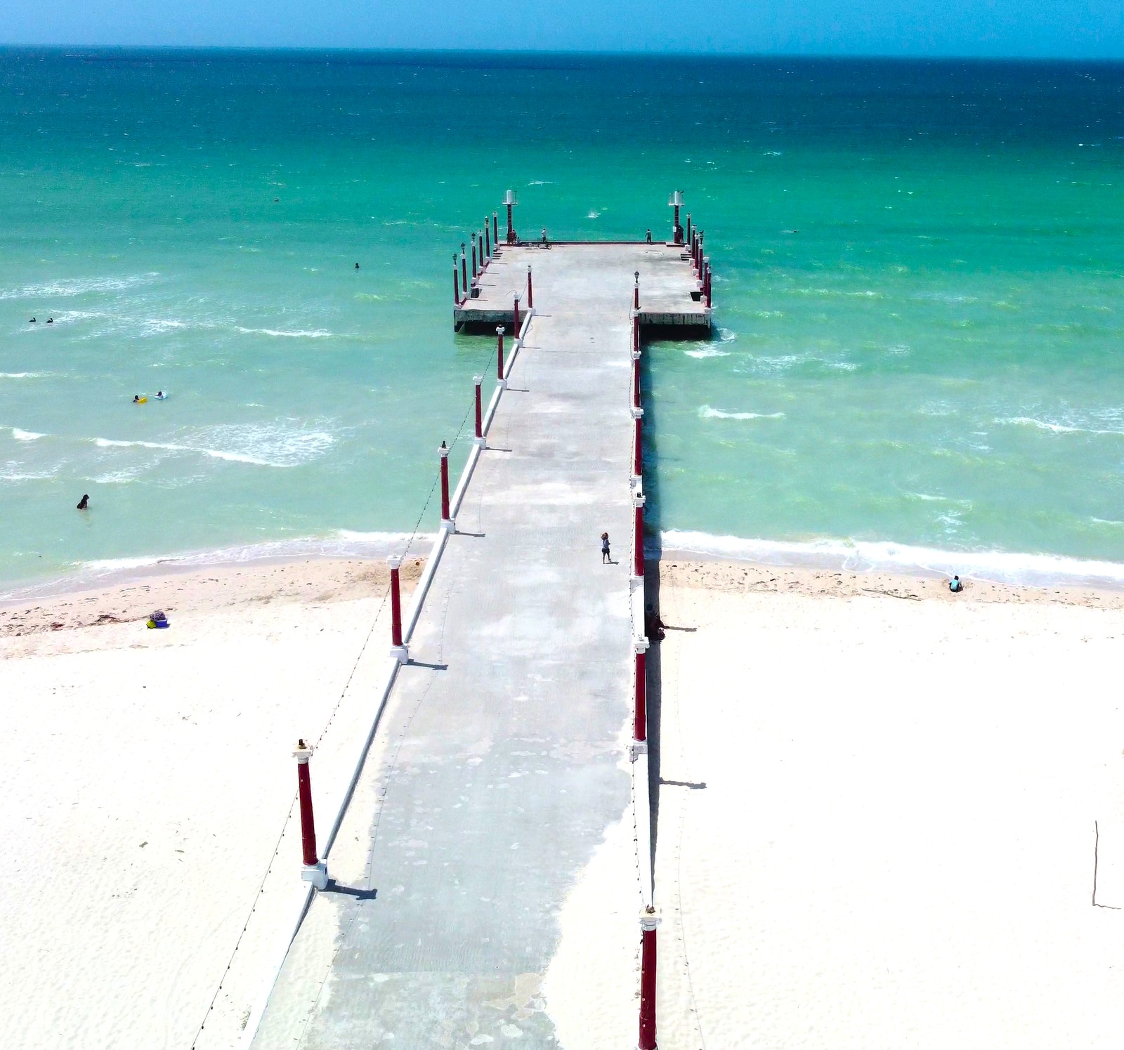 Carretera hacia Sisal Yucatán México