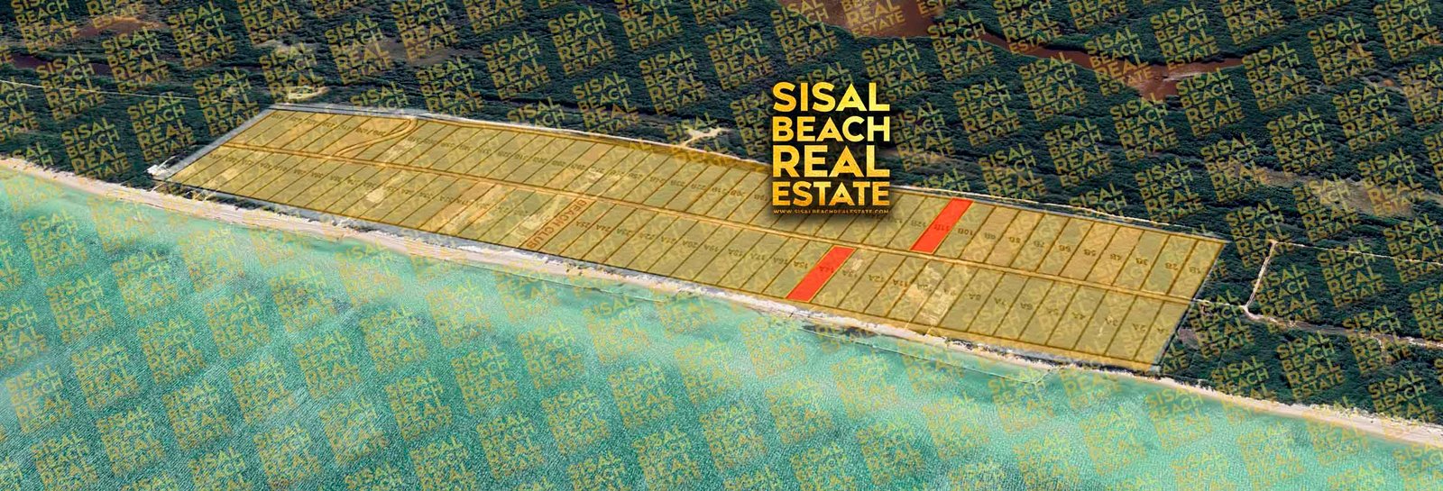 Master plan aéreo Gran Nikté lotes residenciales Sisal Yucatán México
