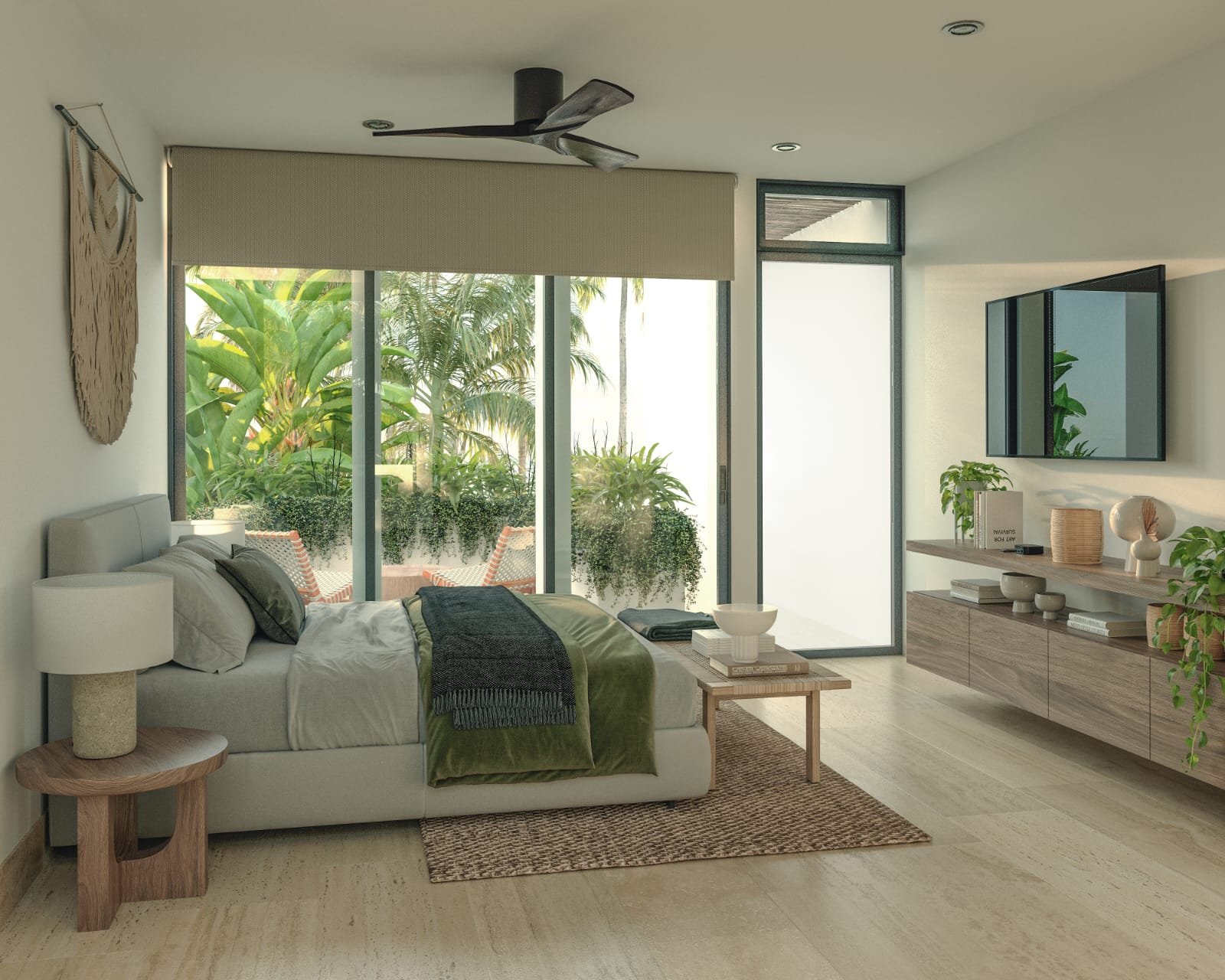 Interior apartamento Costa Sisal — cocina integral
