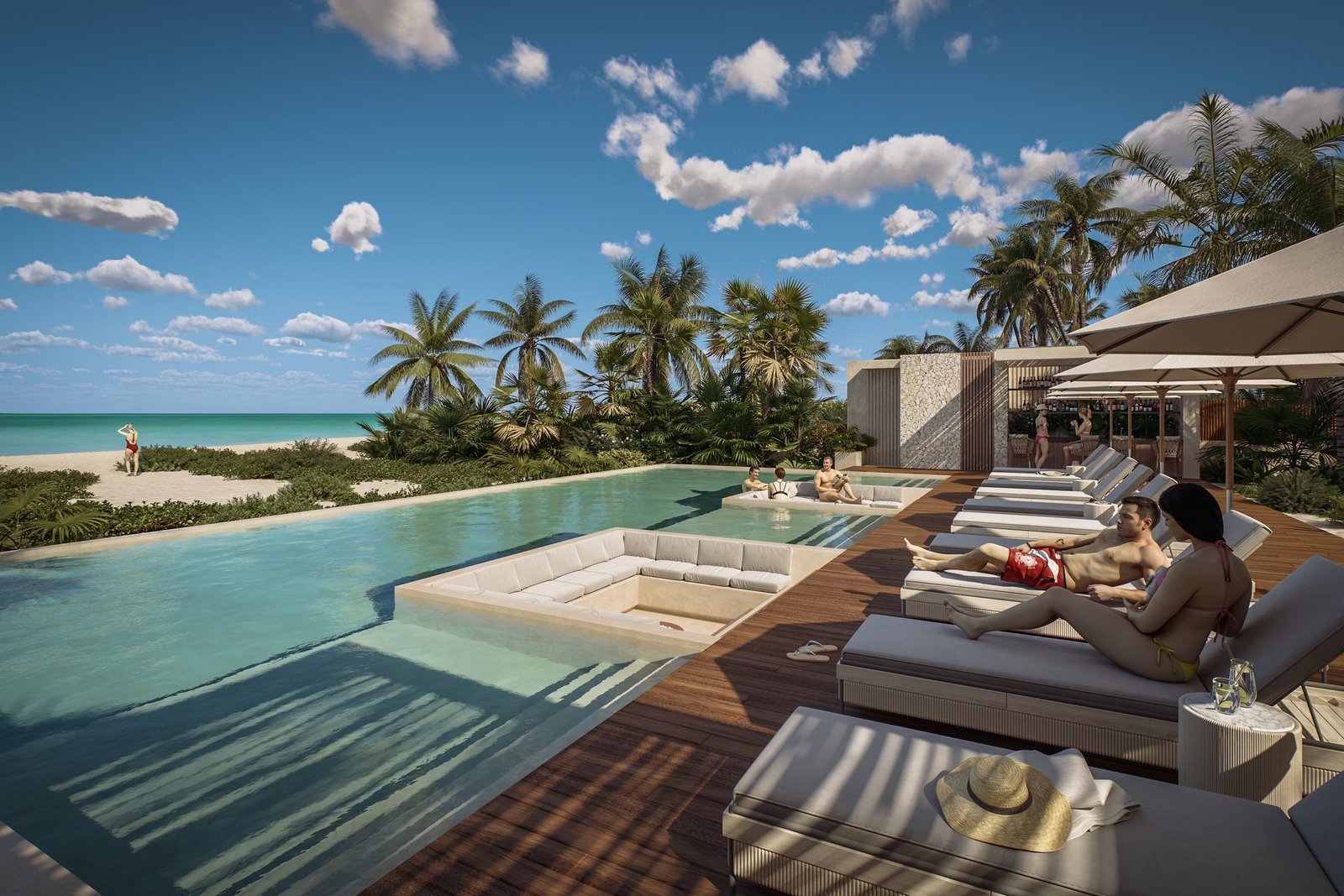 Costa Sisal amenidades de resort en Sisal
