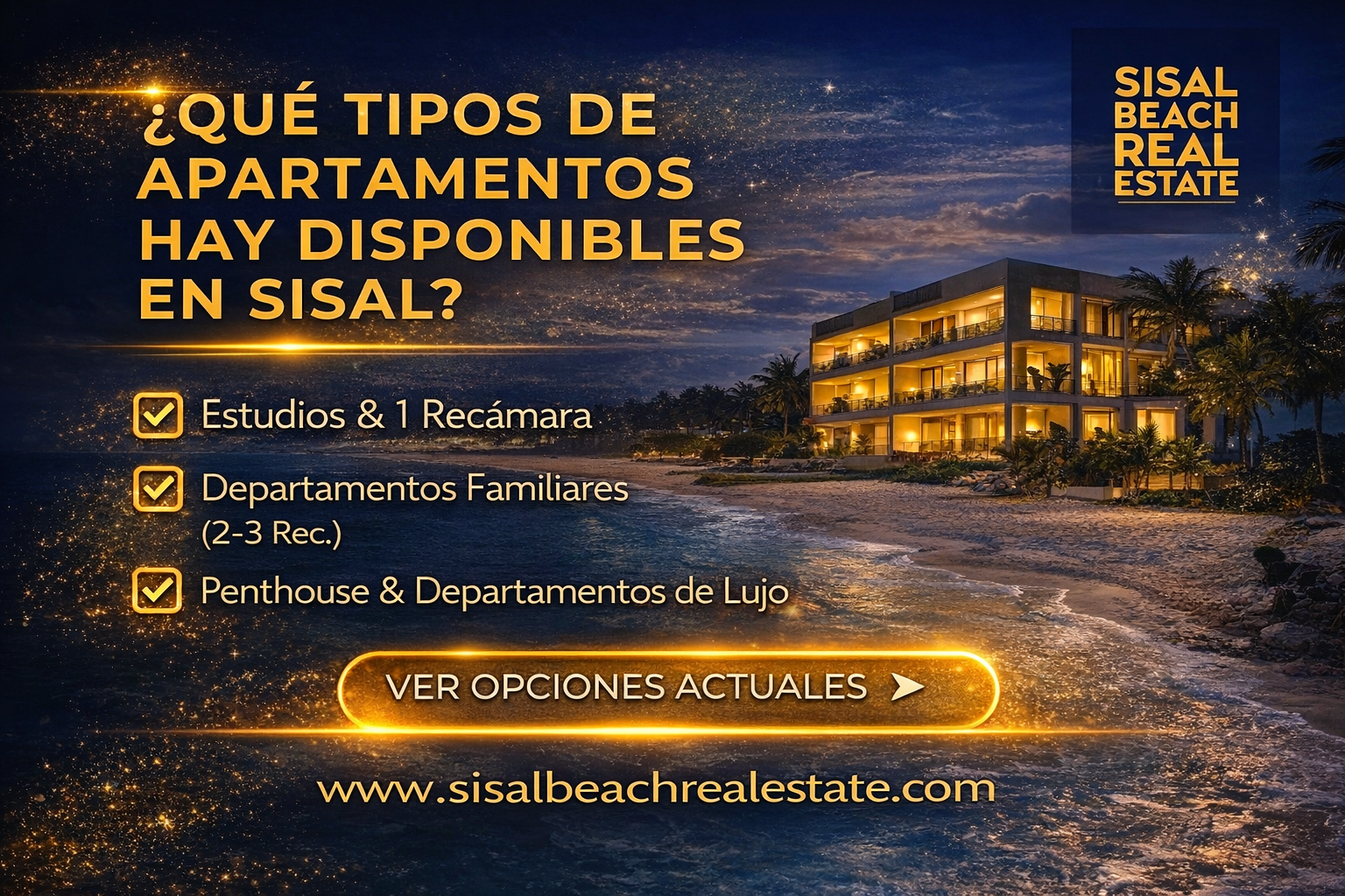 Departamentos en Sisal Yucatán: precios y opciones reales (2026)