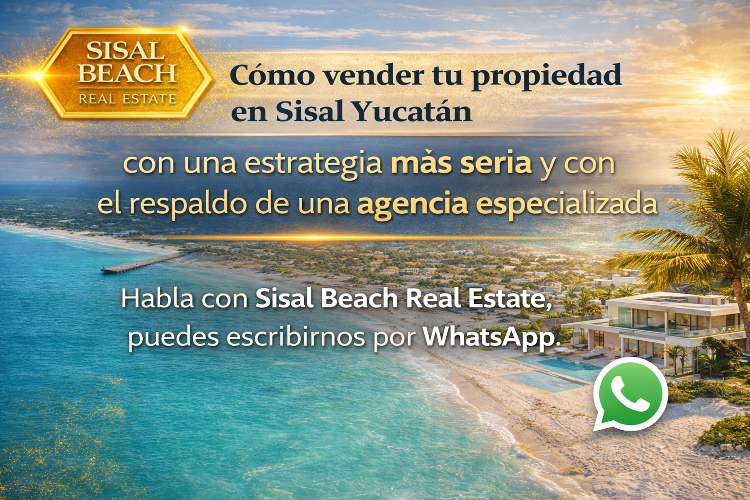 Cómo vender tu propiedad en Sisal Yucatán con una estrategia más seria y con el respaldo de una agencia especializada